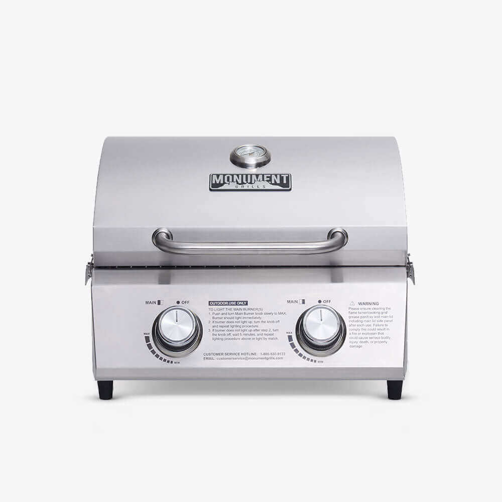13742 | Stainless Tabletop Propane Gas Grill – 13742