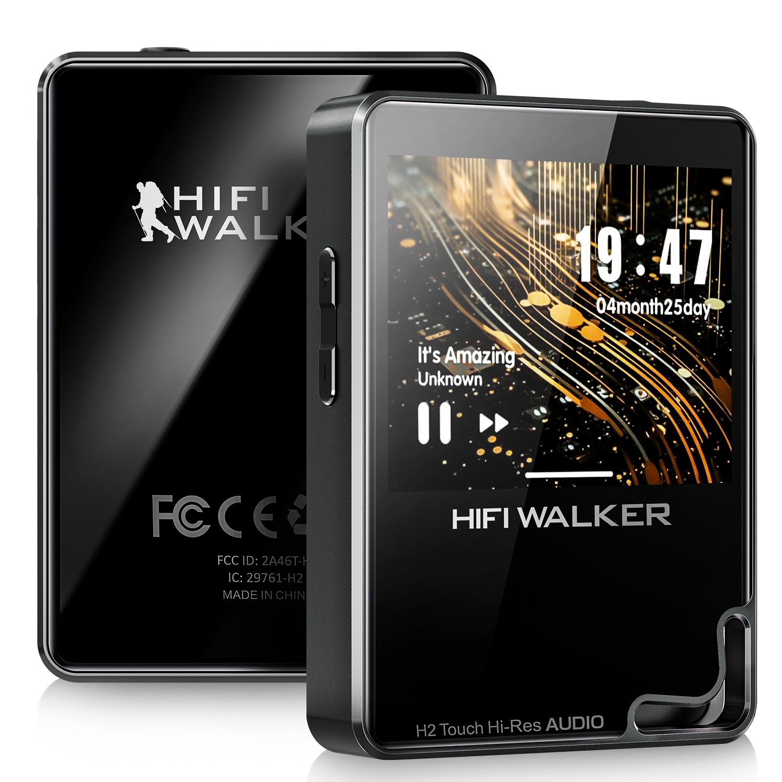 HIFI WALKER H2 Touch Hi-Res Audio Player – 64GB / Black