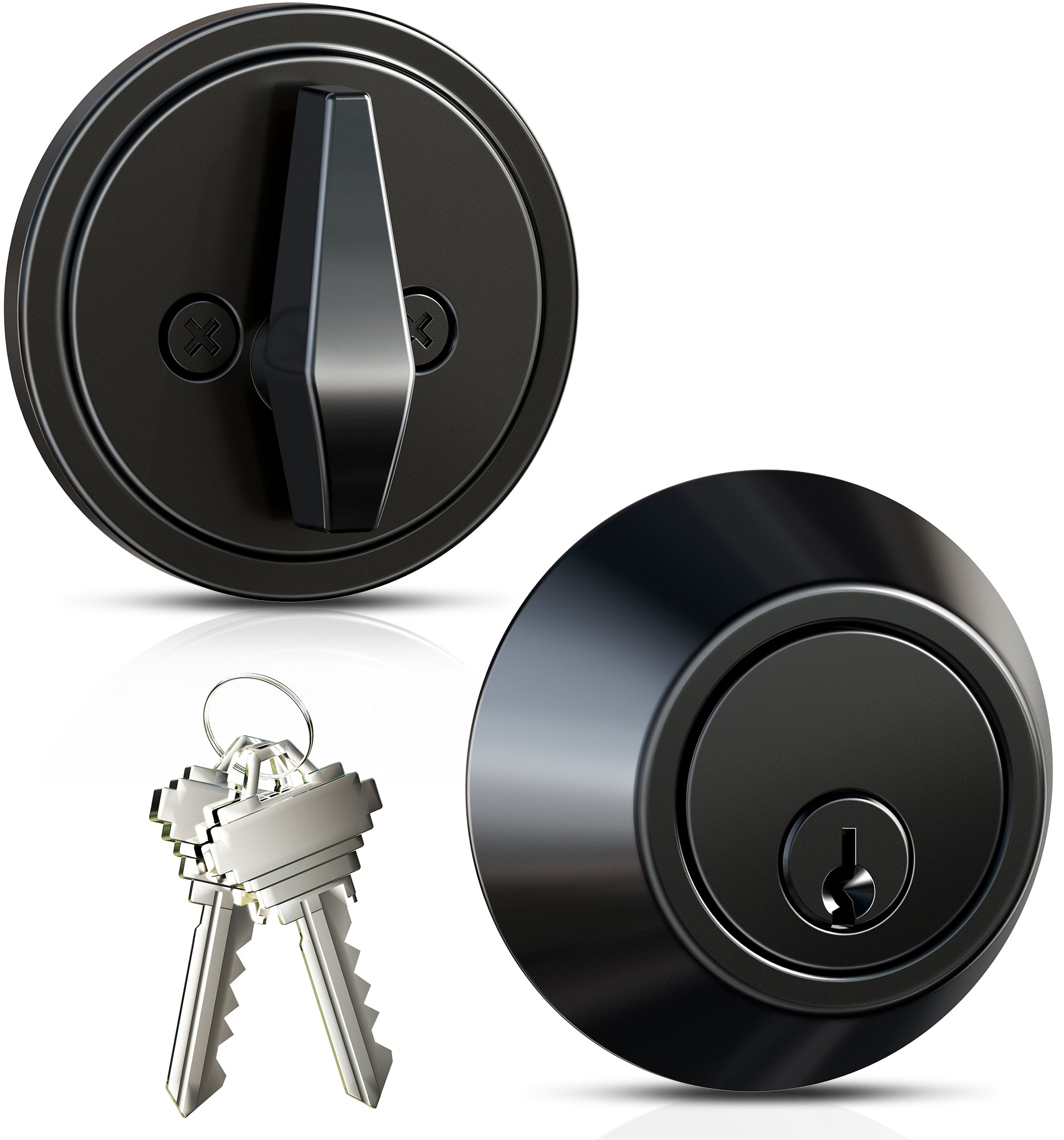 Veise D01 Single Cylinder Deadbolt – Matte Black