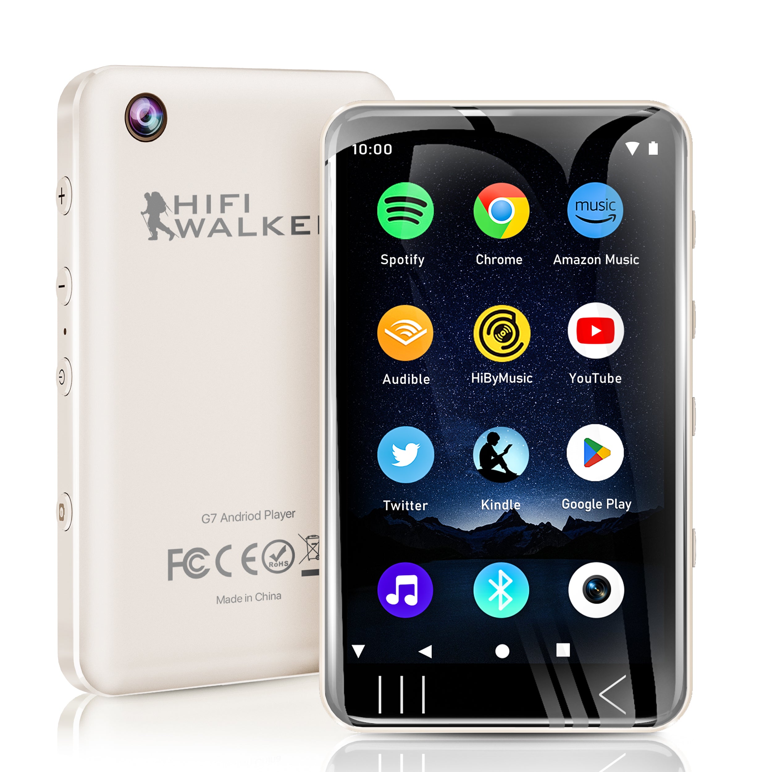 HIFI WALKER G7 Android Player – white / 16+128GB