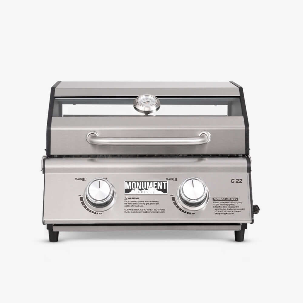 G22 | Stainless Tabletop Propane Gas Grill – G22