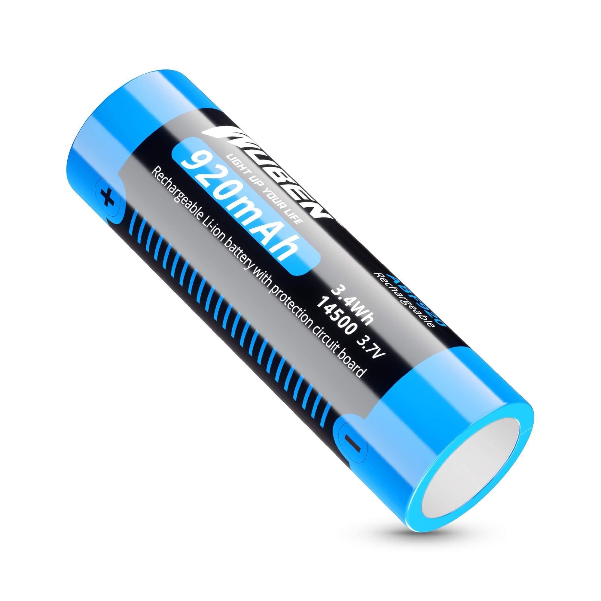 14500 920mAh  Battery（2 batteries， not Type-C batteries）
