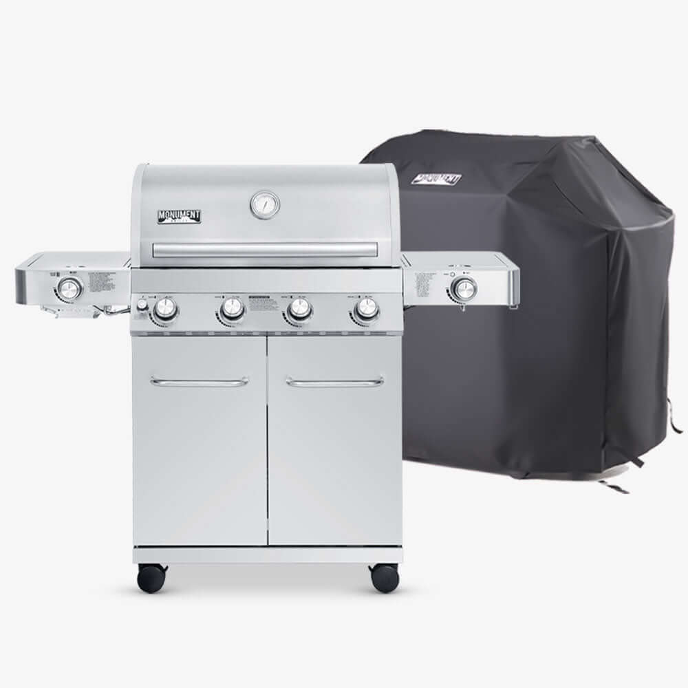 24367 | Stainless Infrared Propane Gas Grill – 24367 & Cover