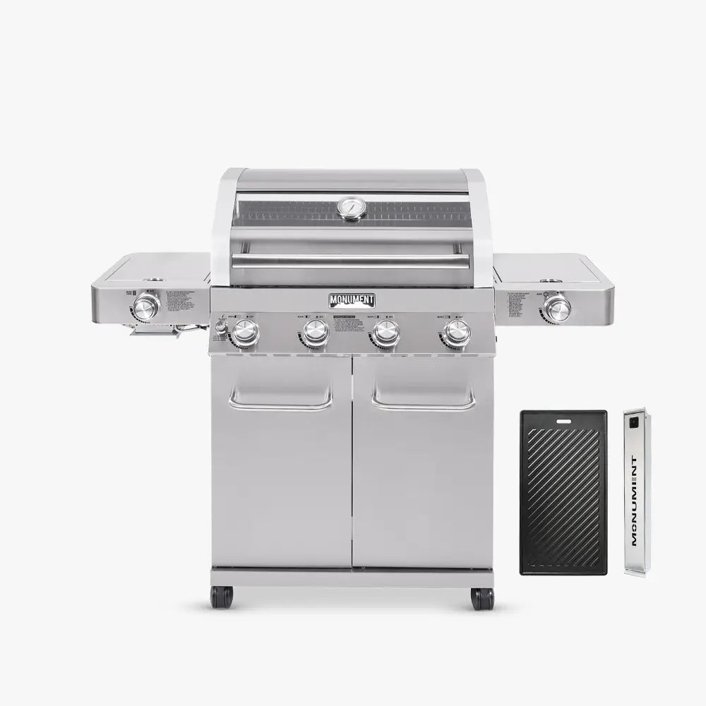 35633 | Stainless Infrared Propane Gas Grill – 35633 Gas Grill & Cooking Plate & Smoke Box