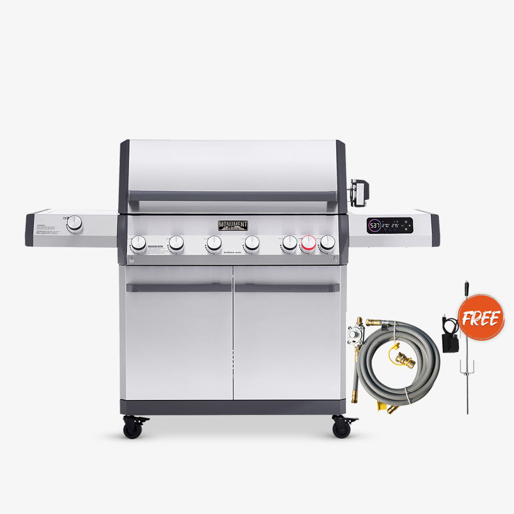Eminence 605 | Master Power Stainless Natural/Propane Gas Grill – Eminence 605 (Include Free Rotisserie) & Natural Gas Conversion Kit
