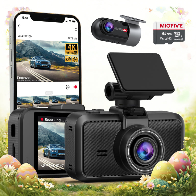 MIOFIVE Dash Cam S1 Ultra 4K+4K Dual Dash Camera(AU)