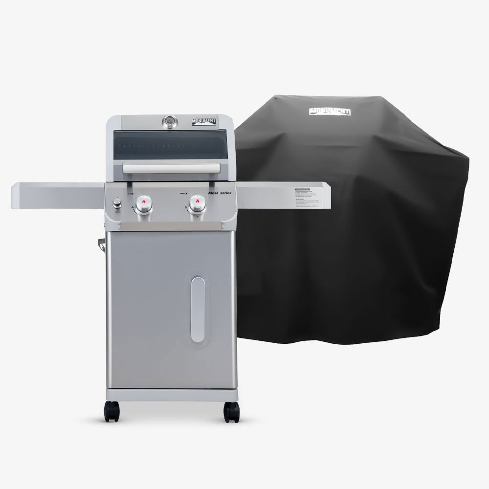 Mesa 200S | Foldable Stainless Gas Grill – Mesa 200S & Cover