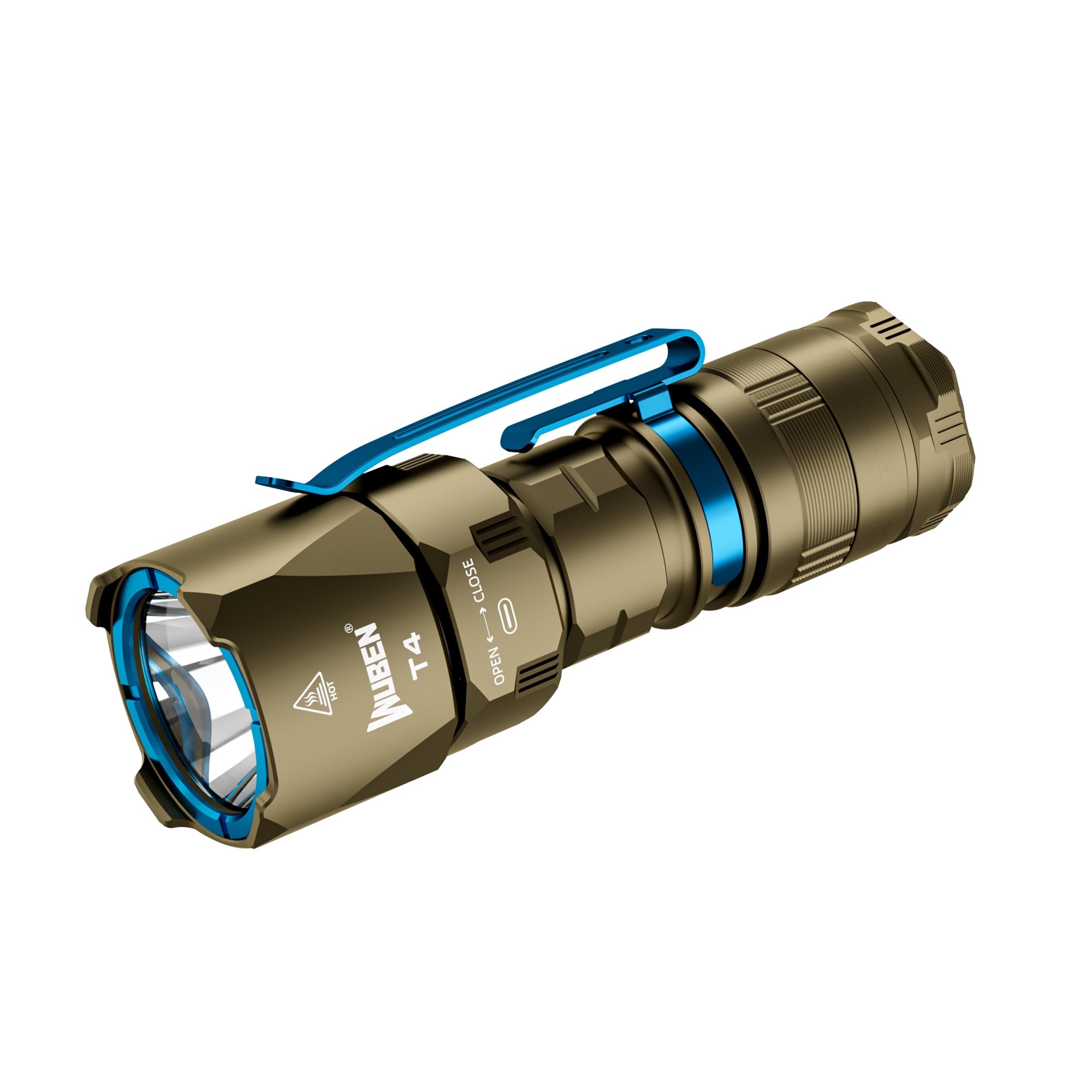 Wuben T4 Portable Tactical EDC Rechargeable Flashlight – 850 Lumens