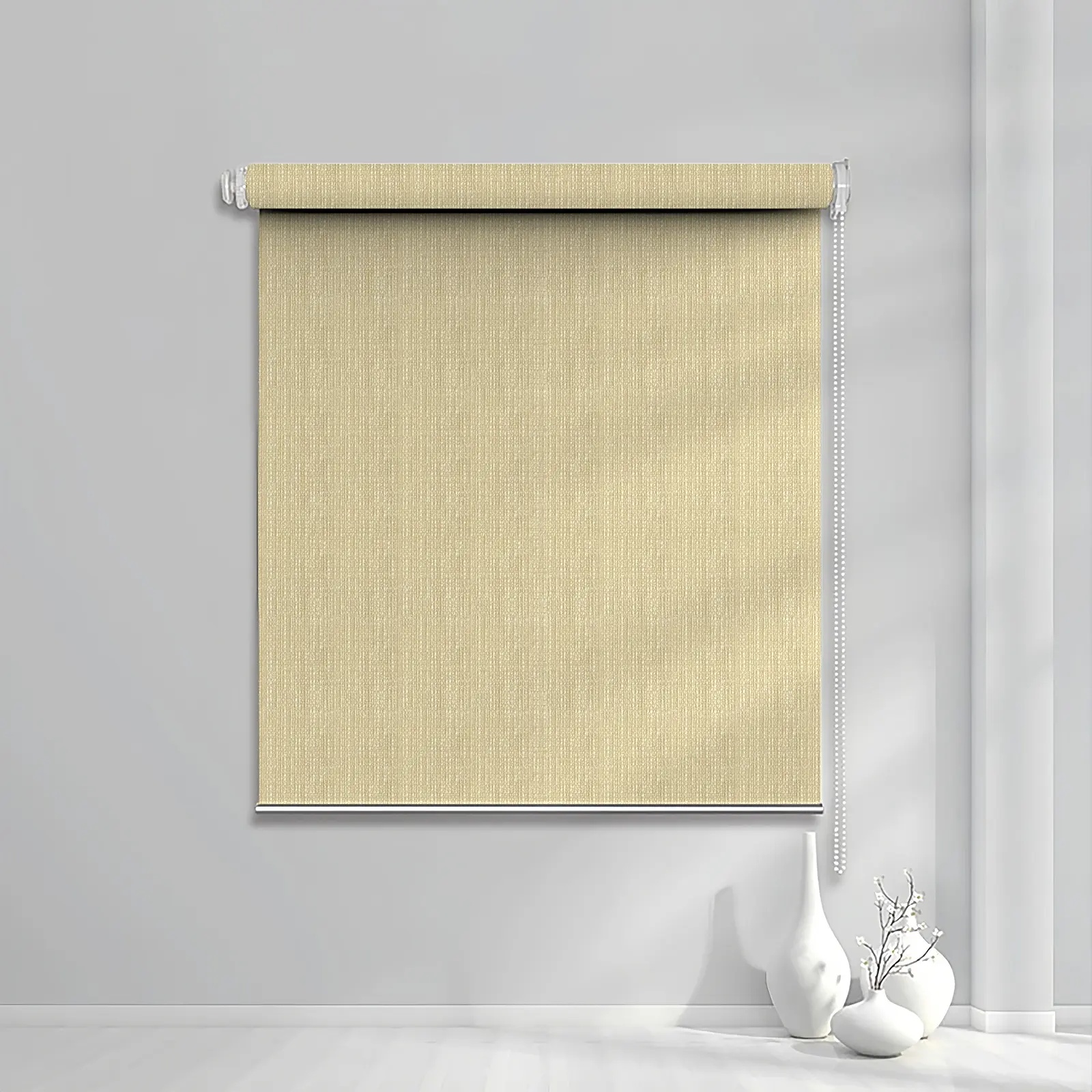 A125 Sheer 34mm Top Rod No-Drill Roller Shade