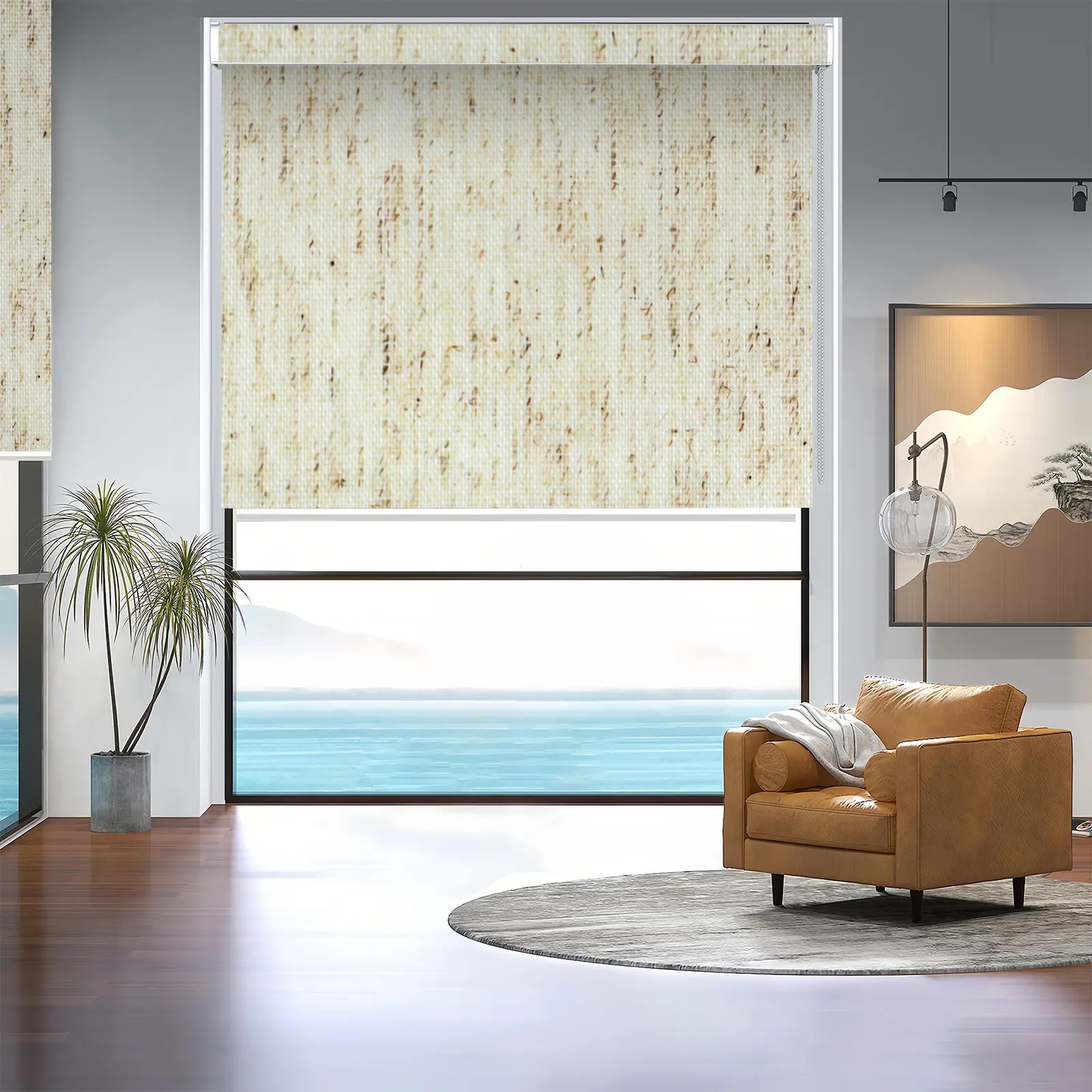 A122 Filter Curved Shell Roller Shade