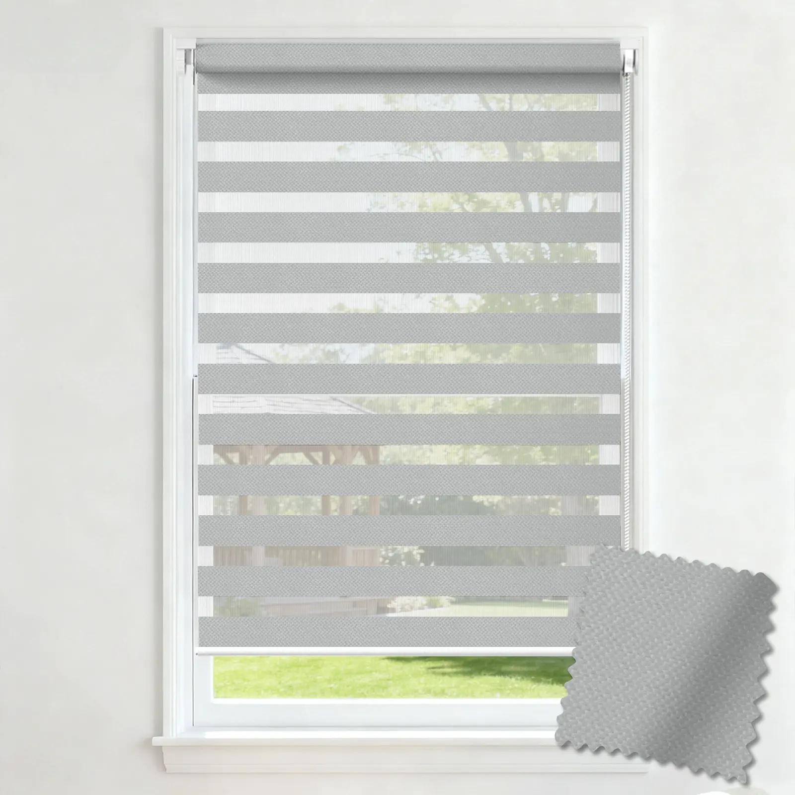 A201 No-Drill Uncased Zebra Blind