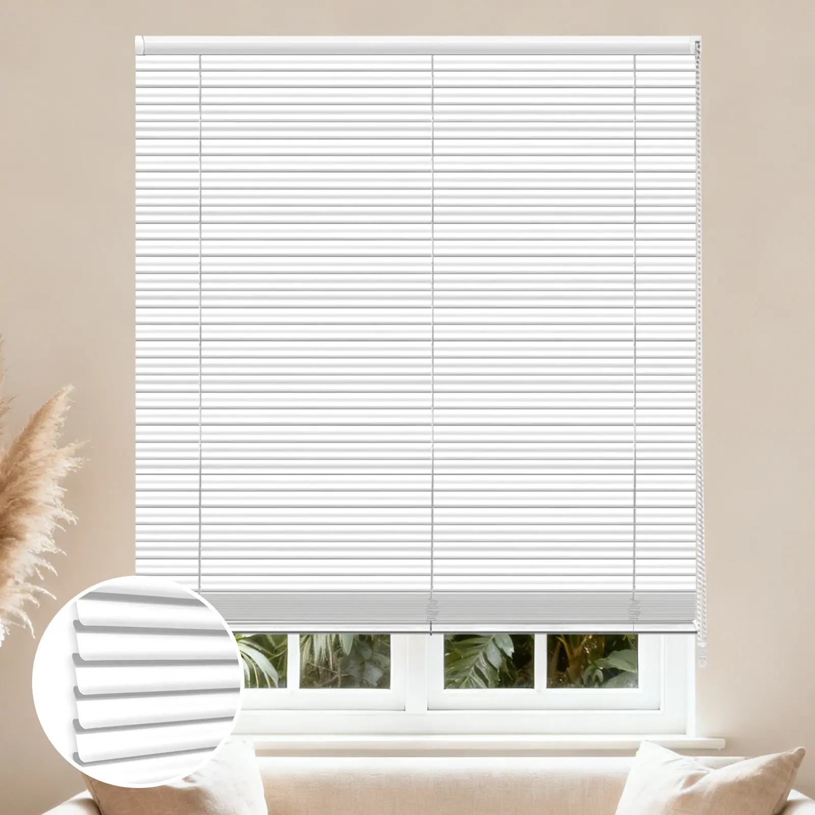 S-Shaped Matte Finish Aluminum Curved Blinds