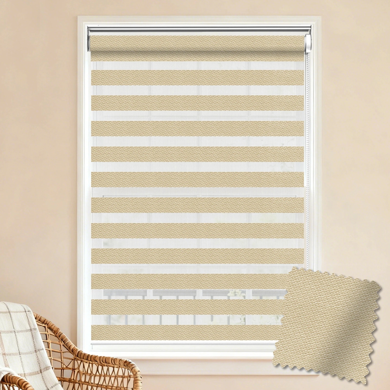 Elite Bracket Zebra Blind