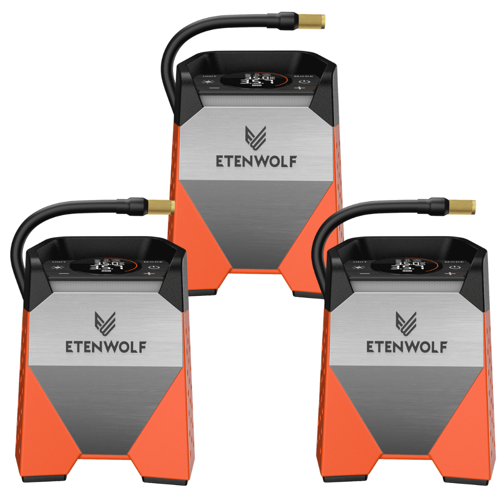 ETENWOLF Zephyr S3 Heavy Duty Tire Inflator Air Compressor – 3 Units