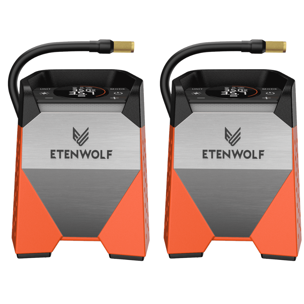 ETENWOLF Zephyr S3 Heavy Duty Tire Inflator Air Compressor – 2 Units