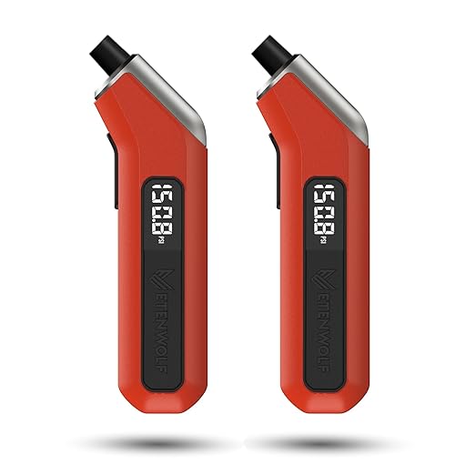 ETENWOLF T300 Digital Tire Pressure Gauge 2 Pack – Orange