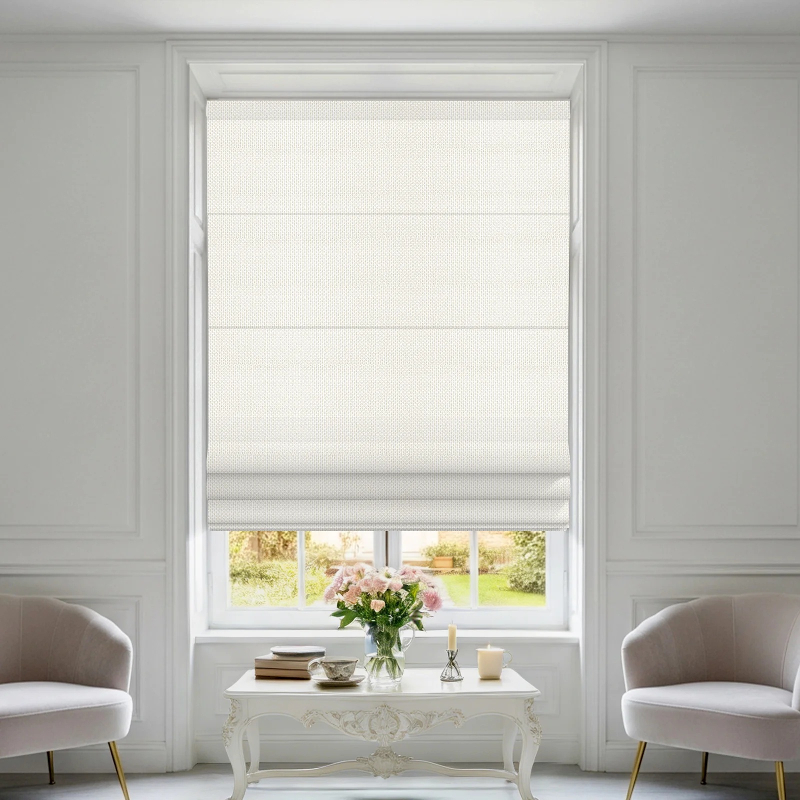 Lina Pull Cord Roman Shade