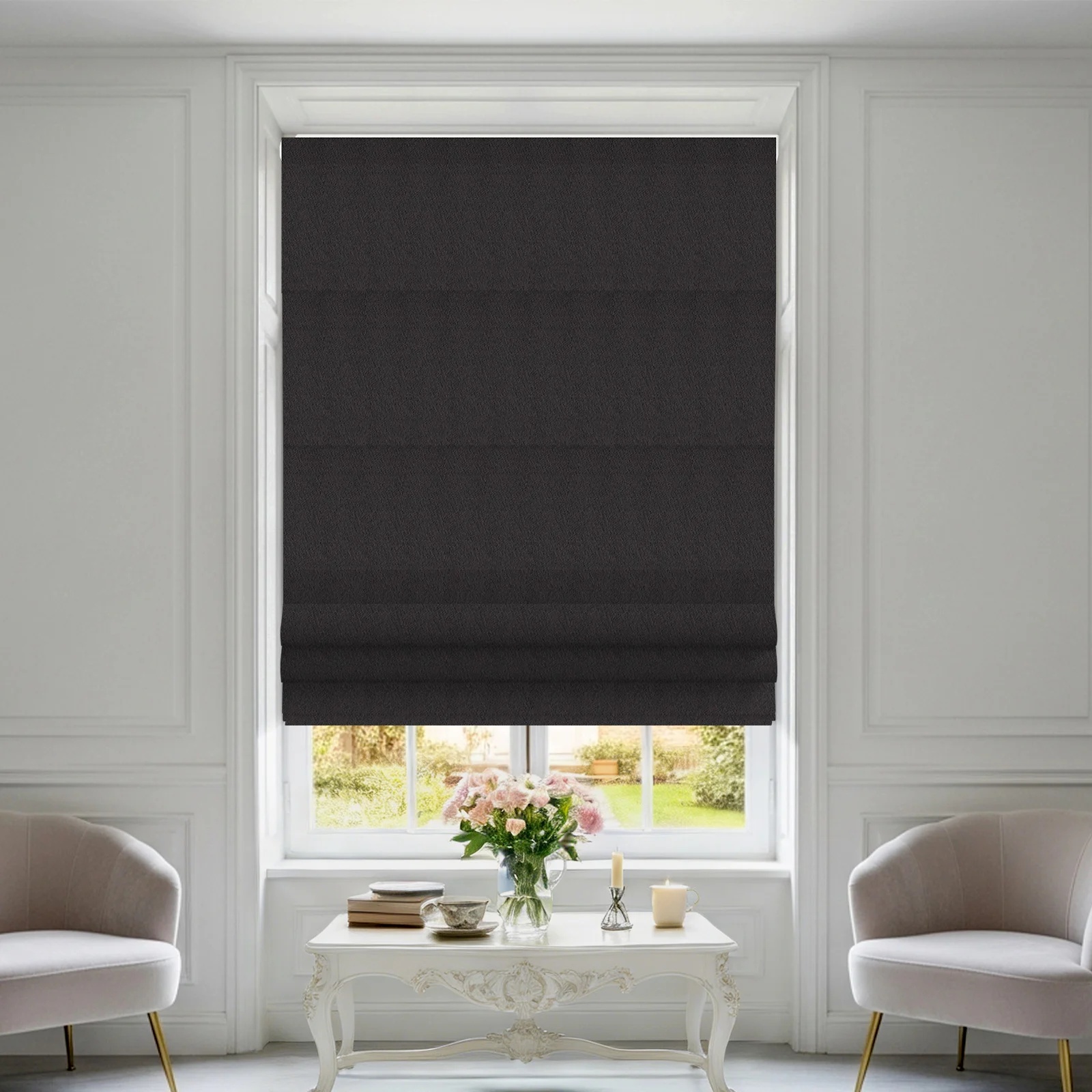 Dokie Pull Cord Roman Shade