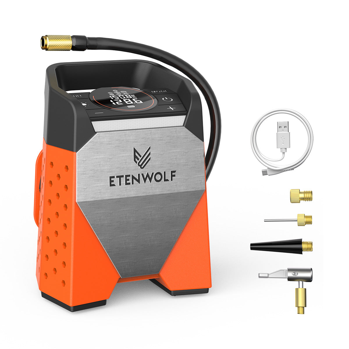 ETENWOLF Zephyr S3 Heavy Duty Tire Inflator Air Compressor – 1 Unit