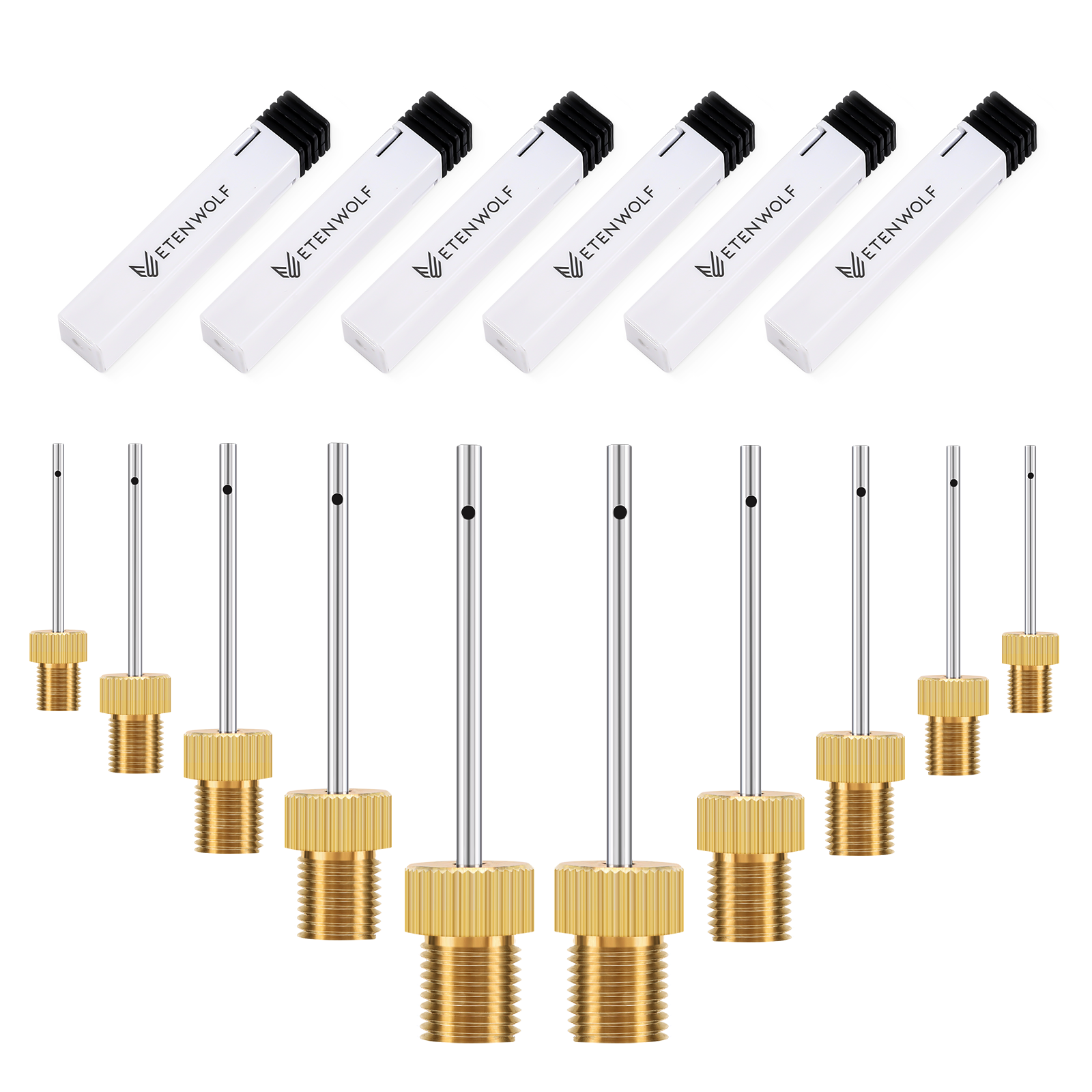 ETENWOLF Universal Ball Pump Needles – 12 Pack