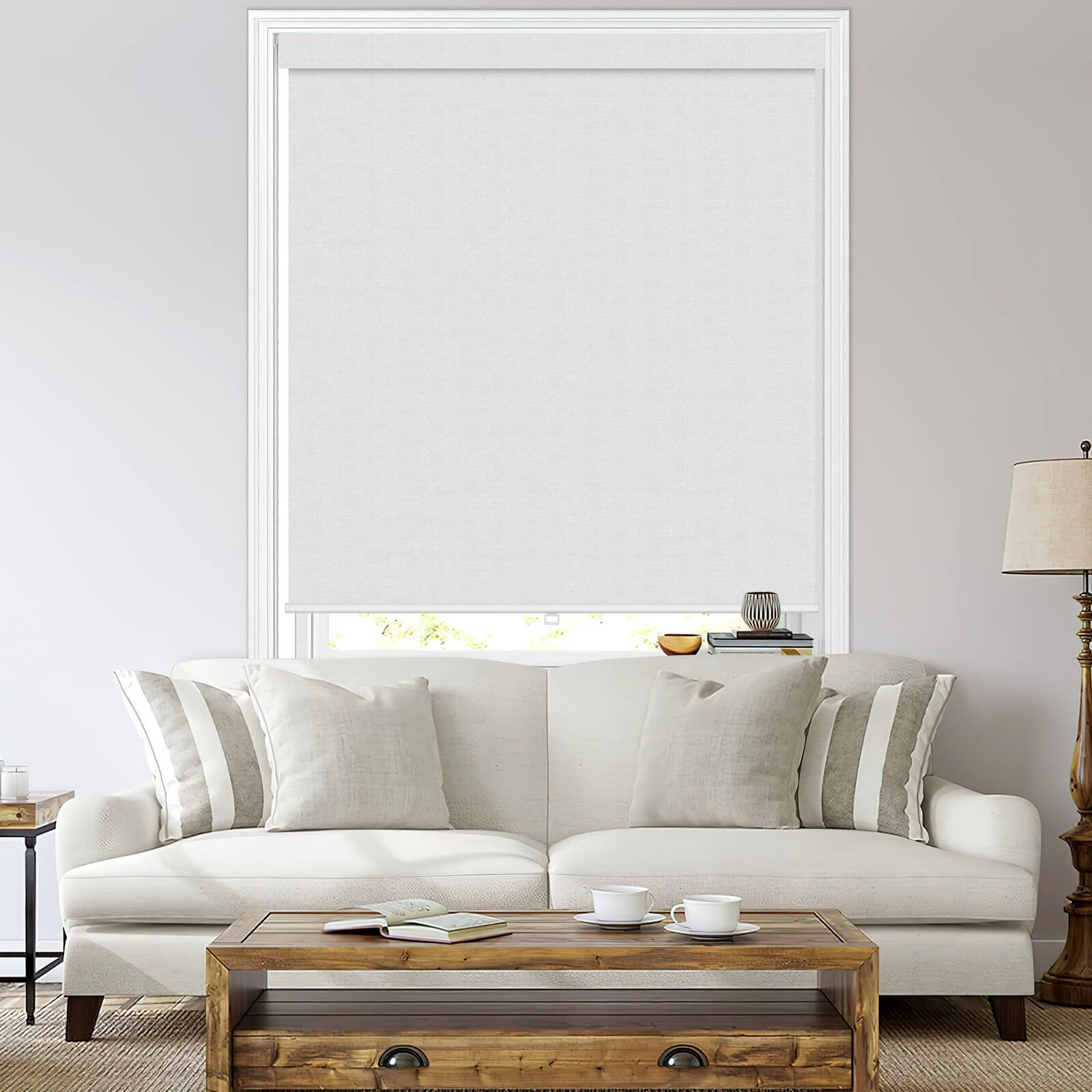 A110 Sheer Curved Shell Roller Shade