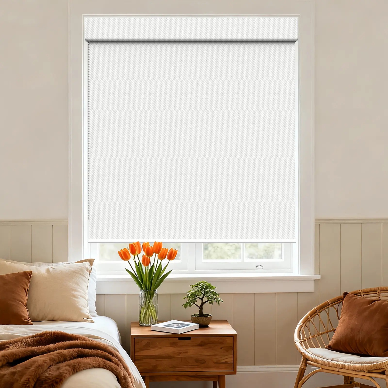 Pattern Print  A110 Filter Square Hood Roller Shade