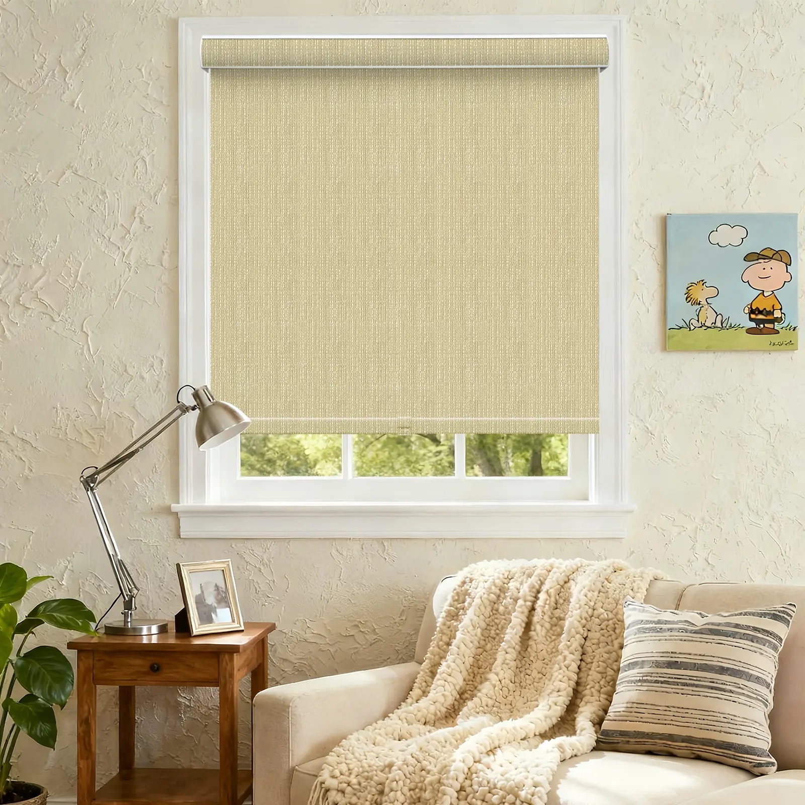 A125 Sheer Curved Cassette Roller Shade