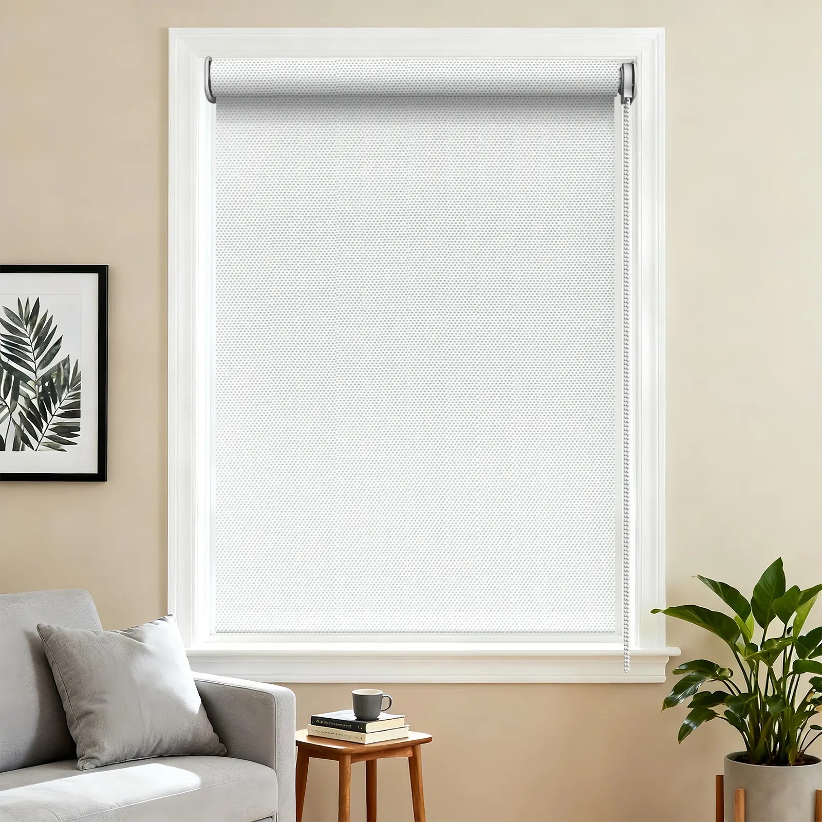 Pattern Print  Brackets  Silent A111 Blackout Roller Shade