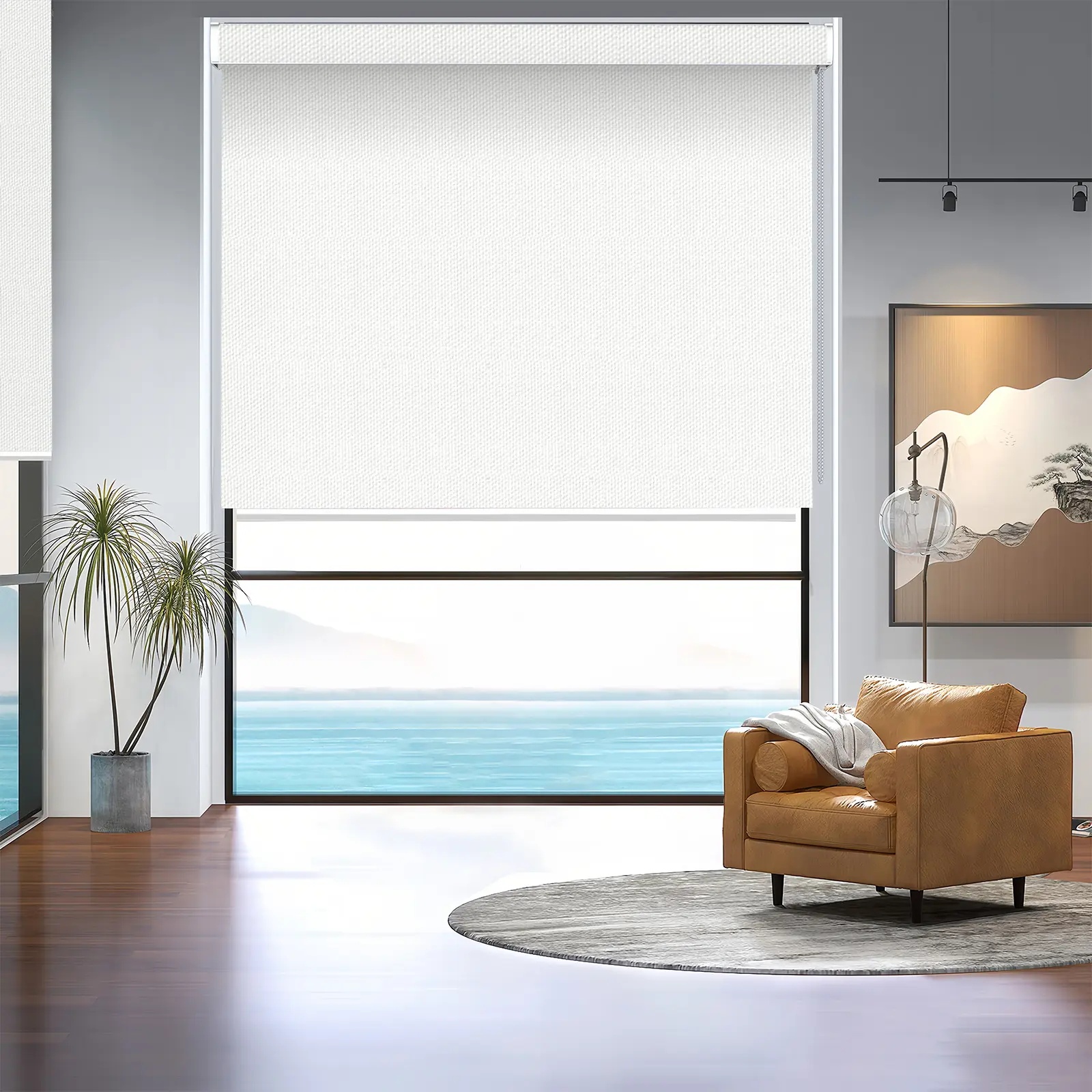 Pattern Print  A110 Filter Curved Shell Roller Shade