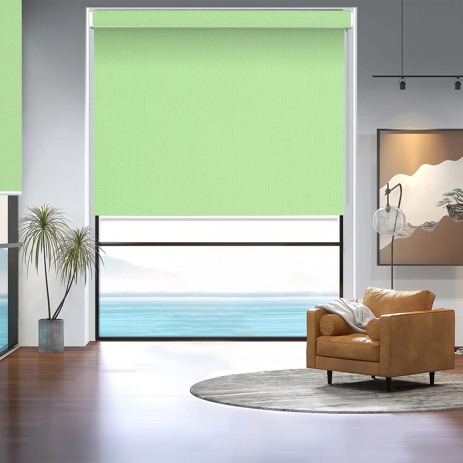 A112 Blackout Curved Shell Waterproof Roller Shade