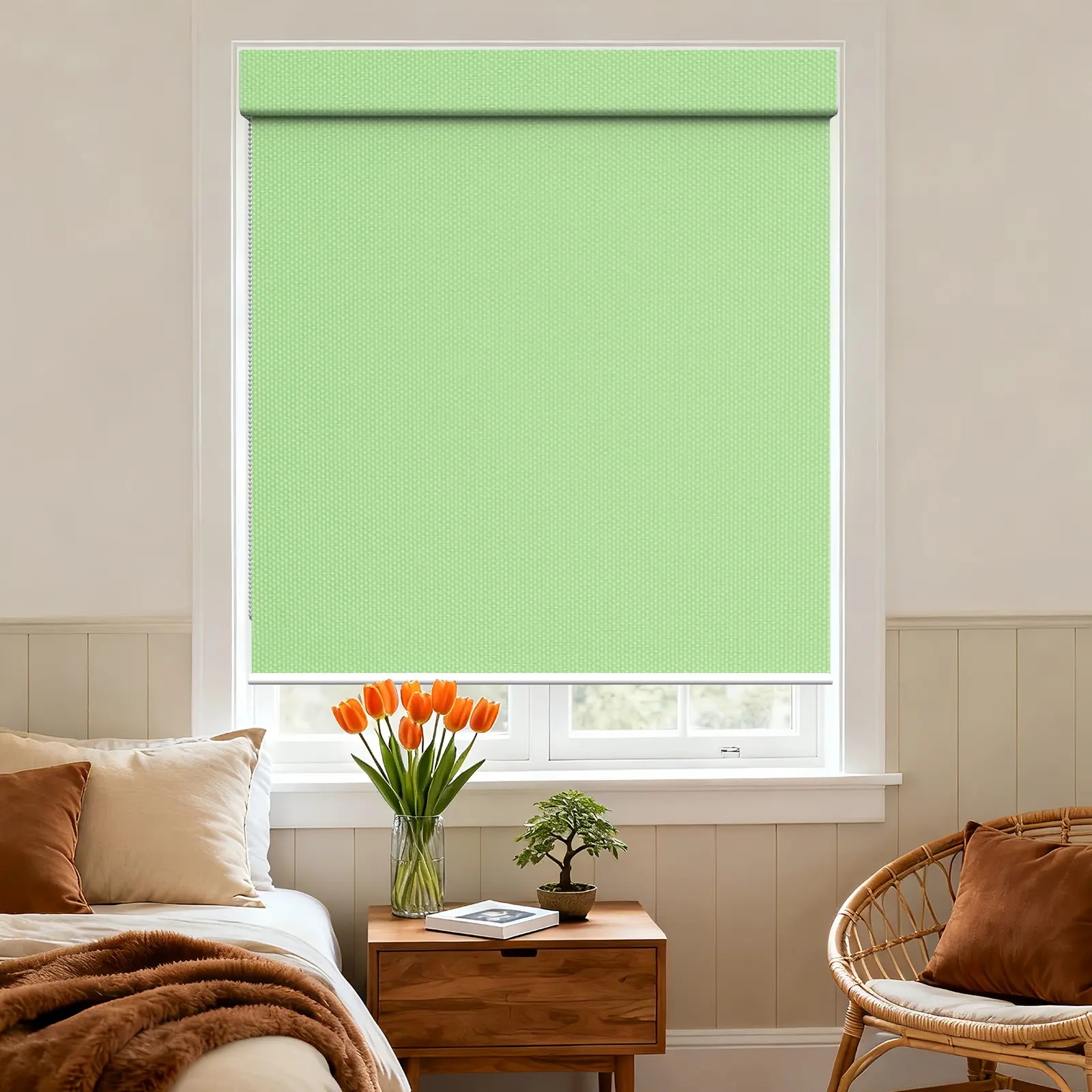 A112 Blackout Square Hood Waterproof Roller Shade
