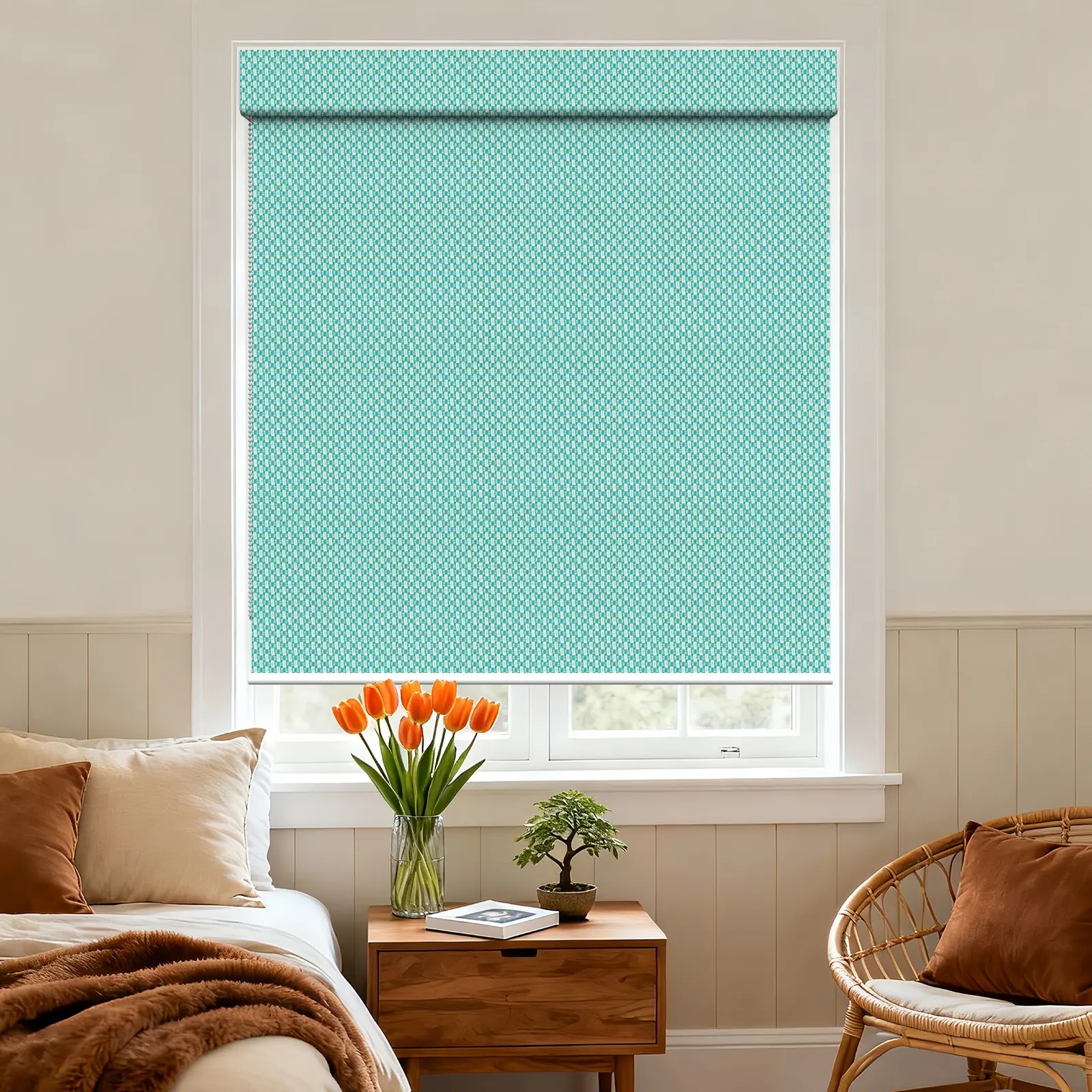 A114 Filter Square Hood Roller Shade