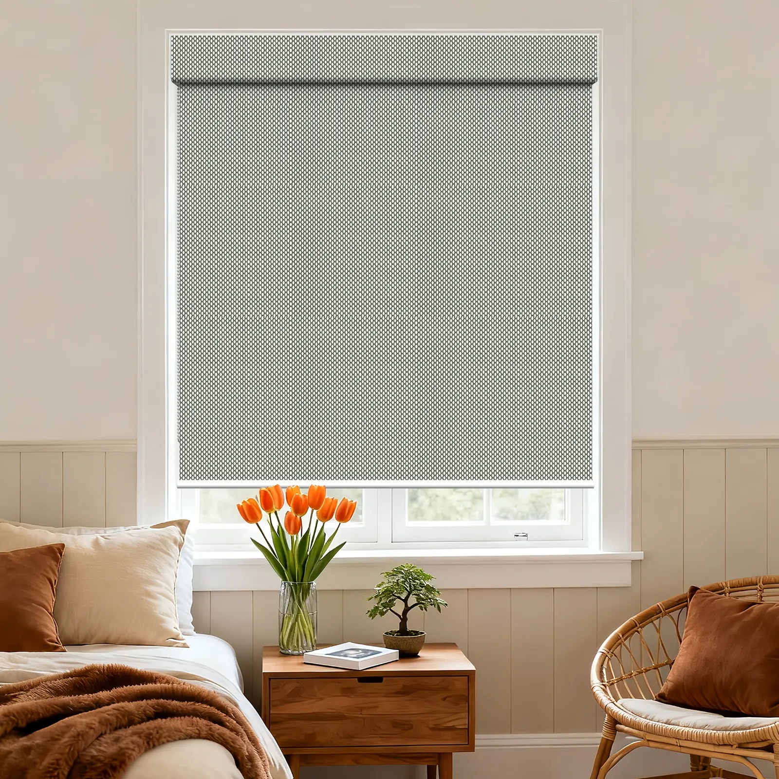 A116 Filter Square Hood Roller Shade