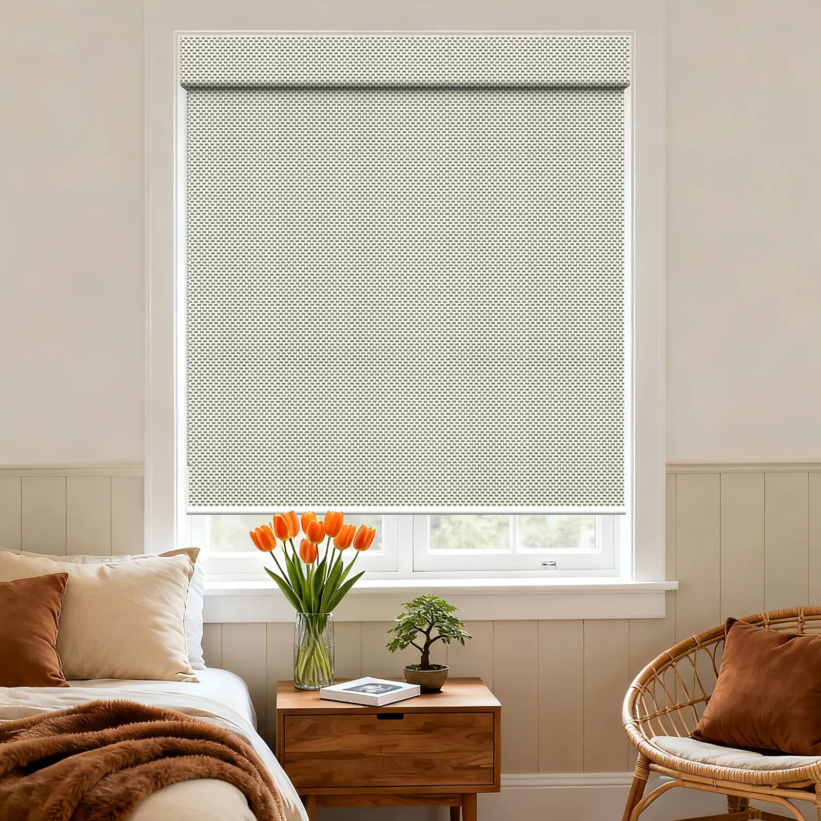 A119 Blackout Square Hood Roller Shade