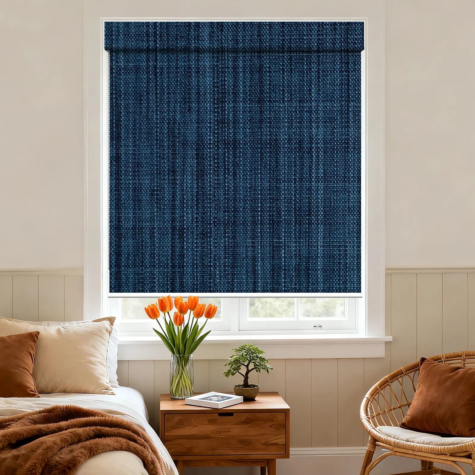 A124 Blackout Square Hood Roller Shade