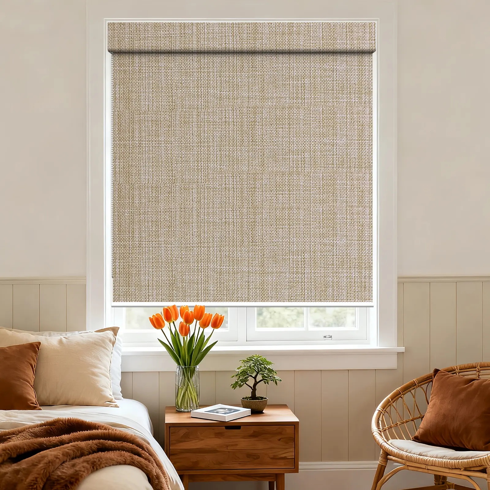 A127 Blackout Square Hood Roller Shade