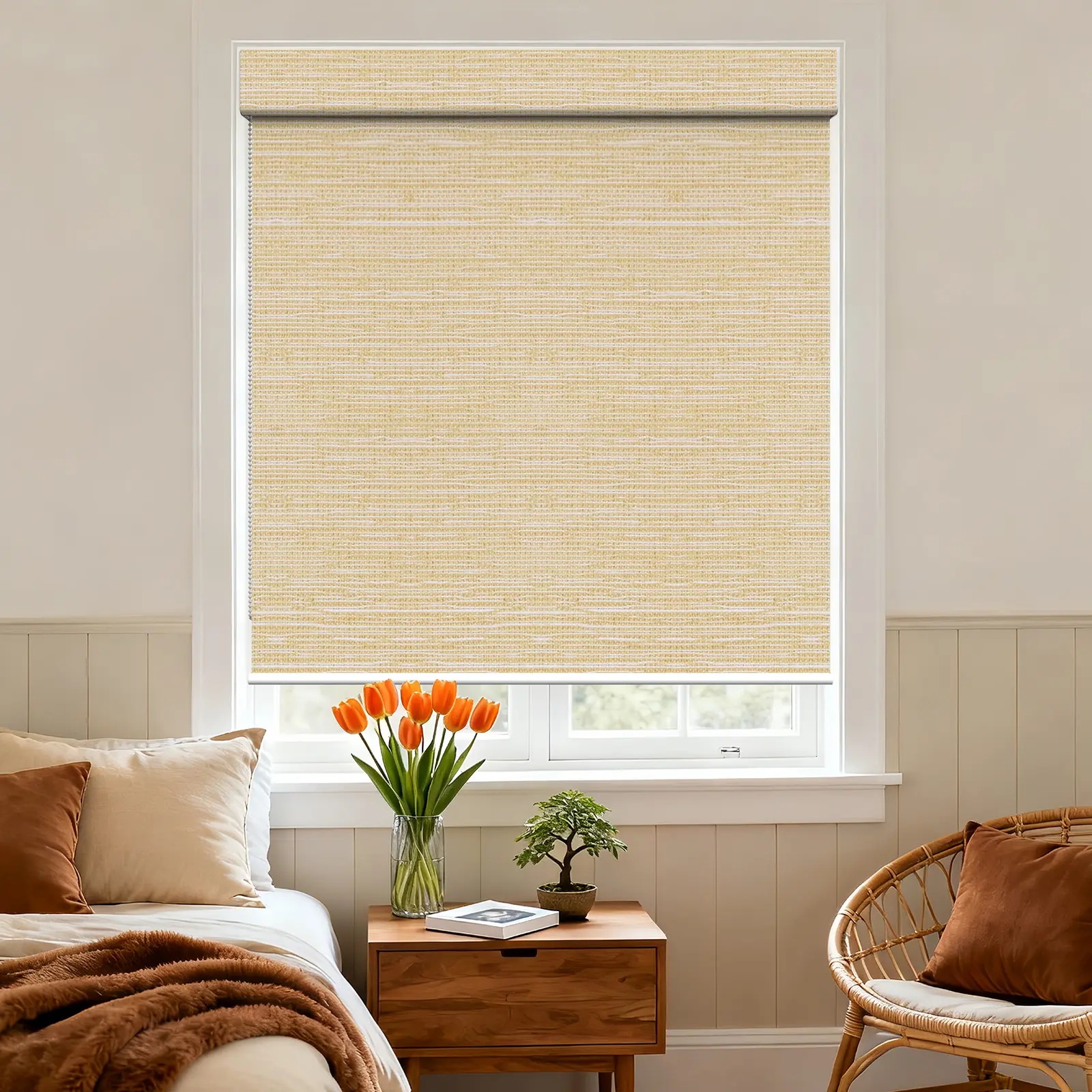 A129 Filter Square Hood Roller Shade