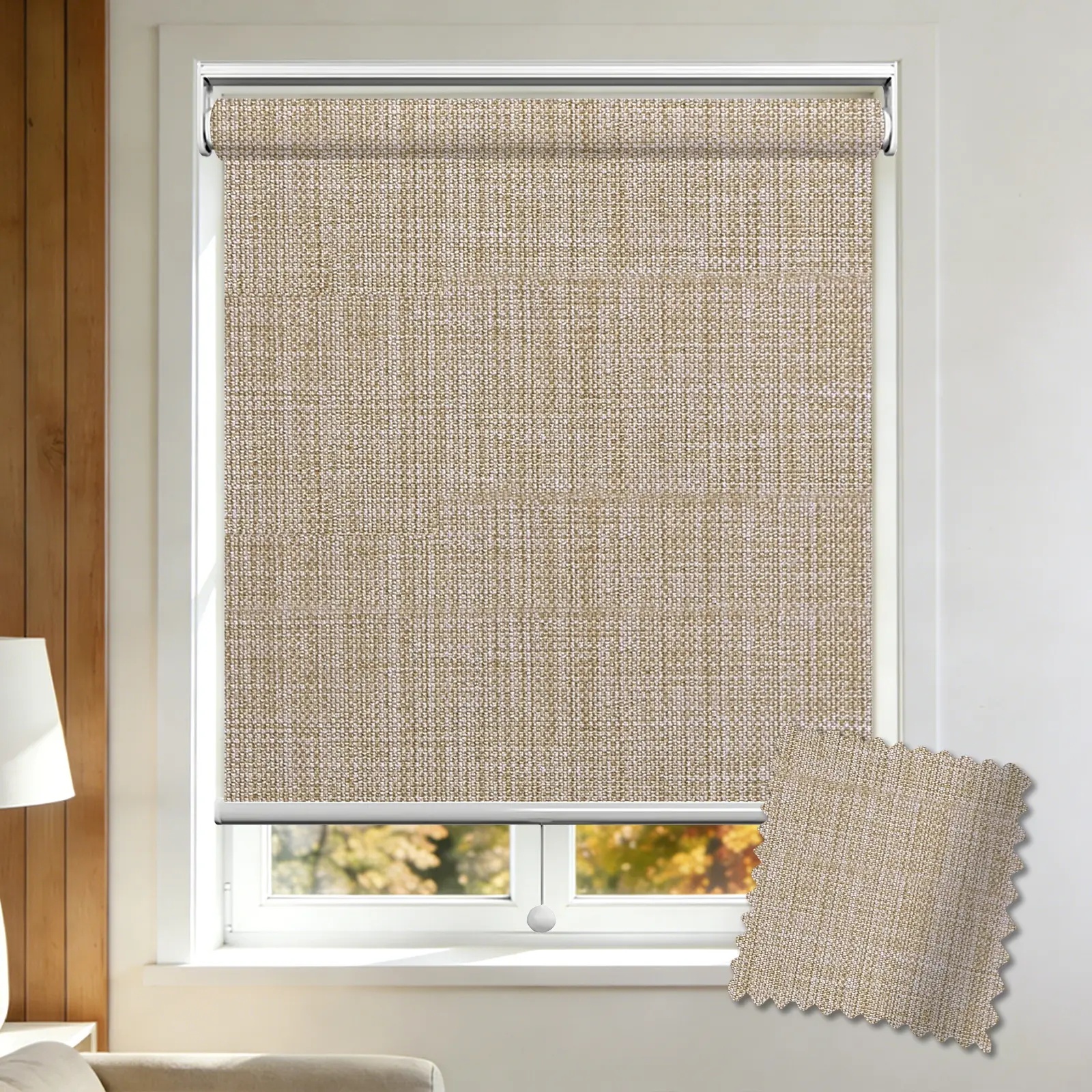 Iron Blackout Spring Roller Shade