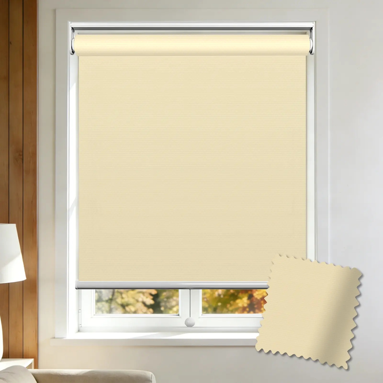 Silk Blackout Spring Roller Shade