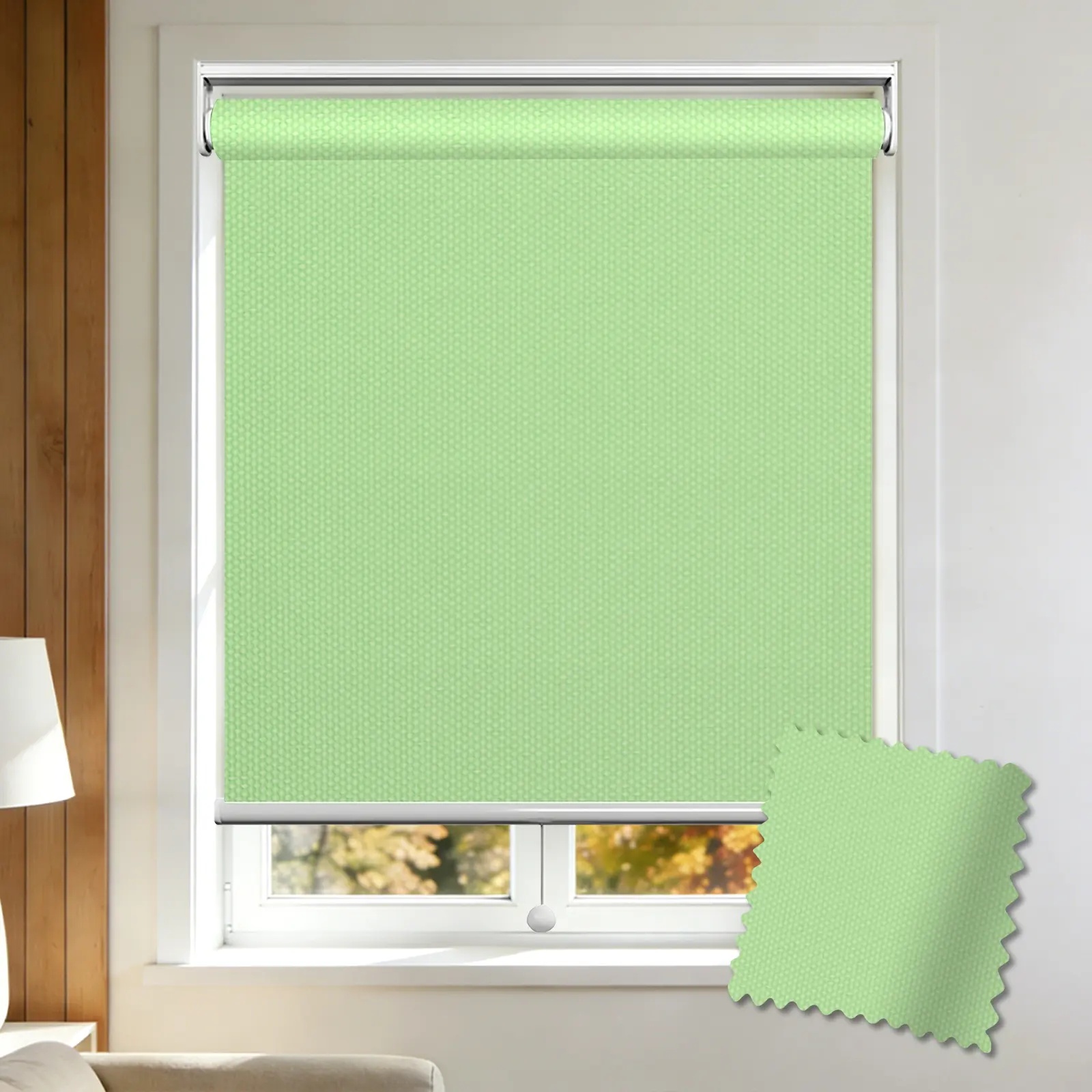 Pure Blackout Spring Waterproof Roller Shade