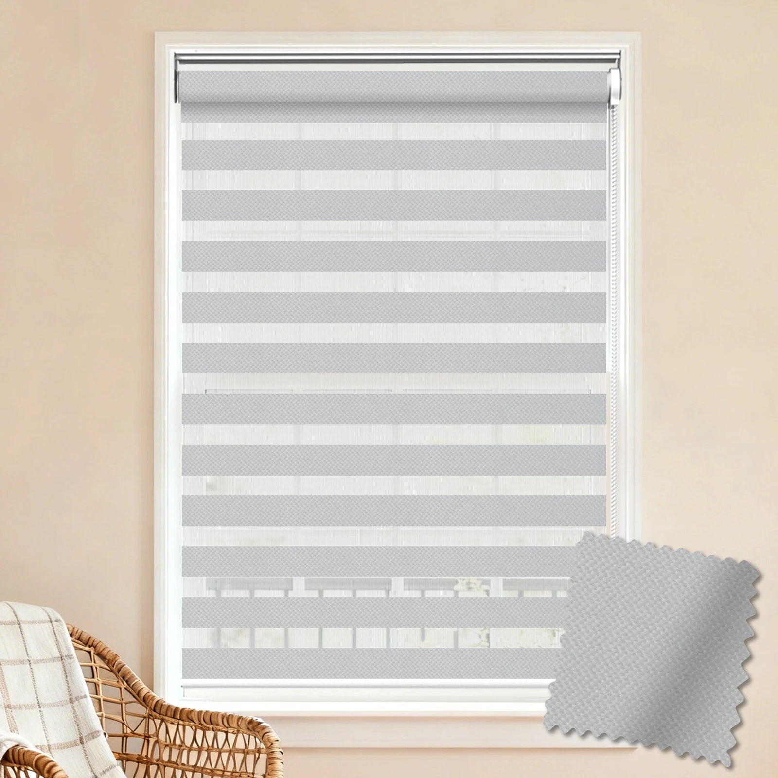 Modern Bracket Zebra Blind