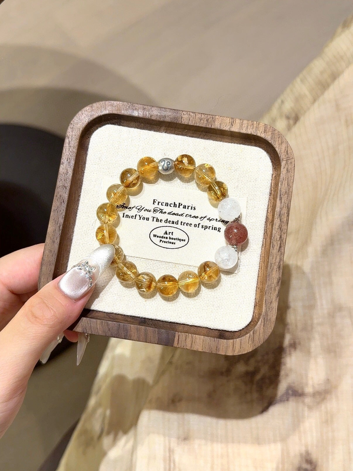 [LUXE ORIENTA Guardian Collection] Leo · Luminous Grace Energy Bracelet