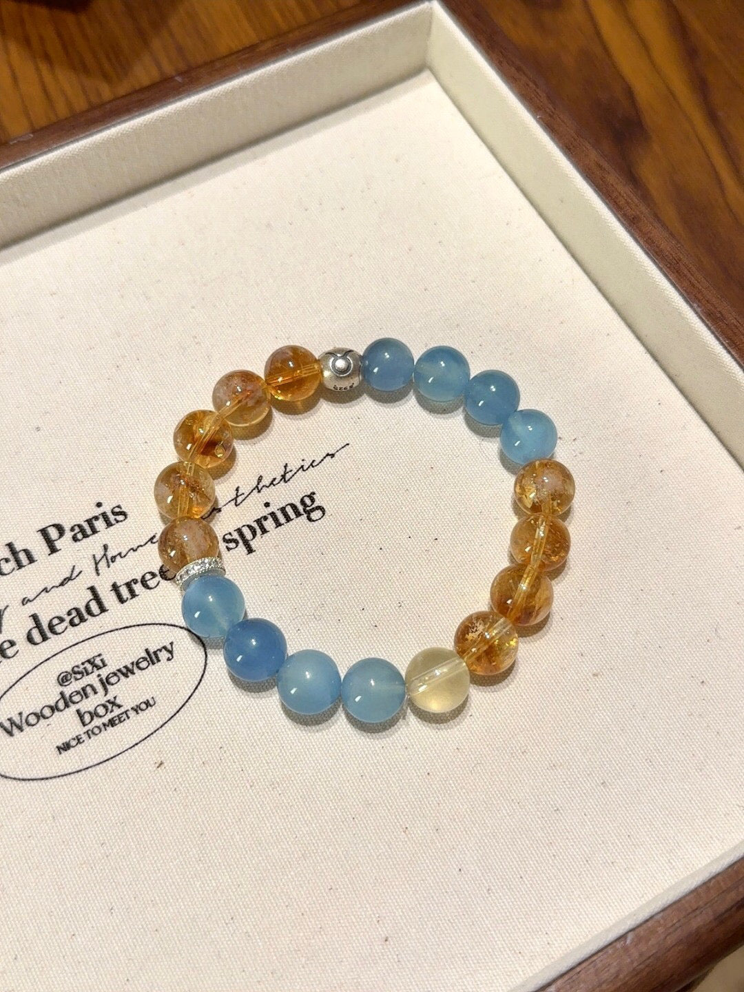 [LUXE ORIENTA Guardian Collection] Taurus · Serene Strength Energy Bracelet