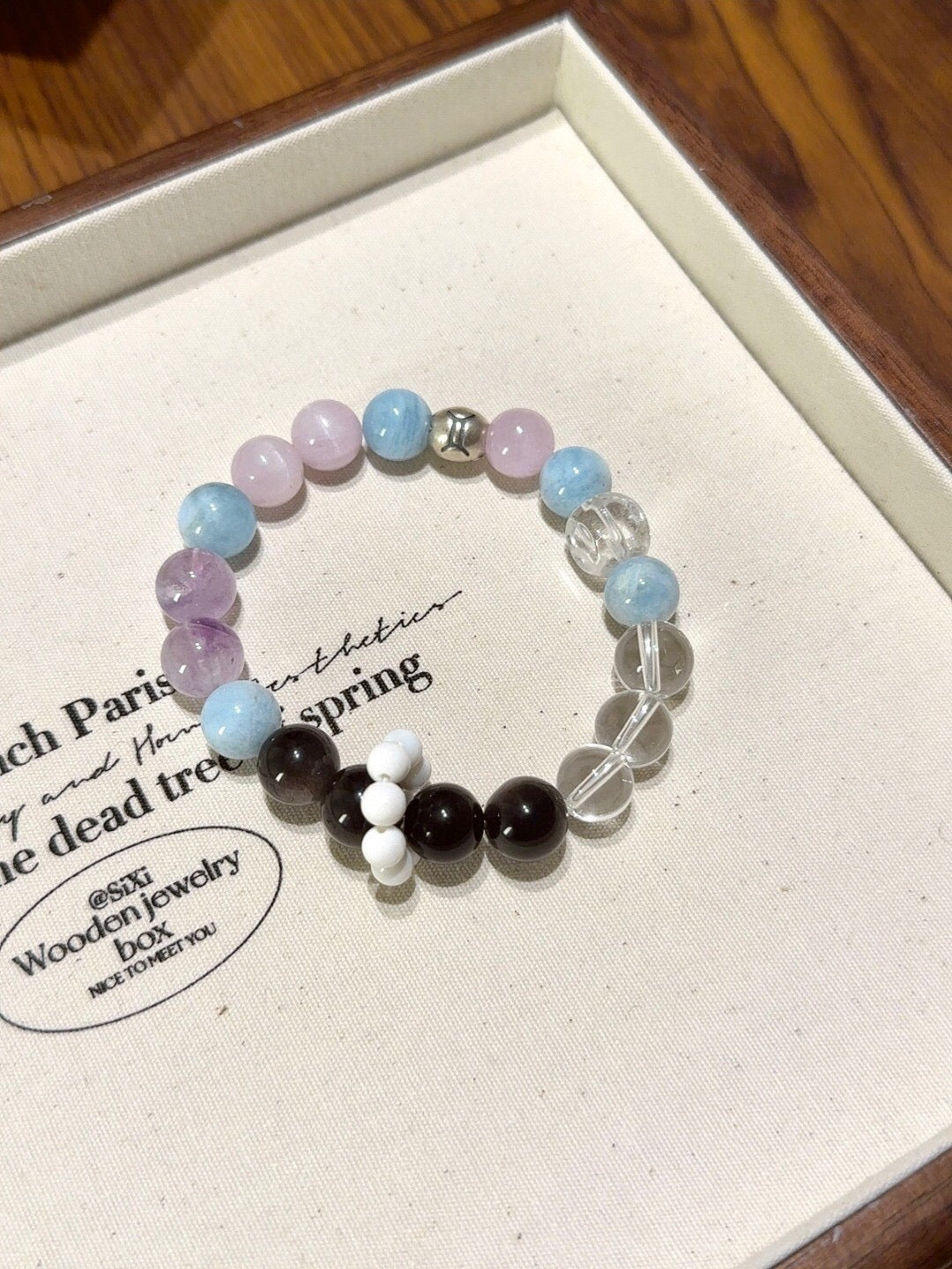 [LUXE ORIENTA Guardian Collection] Gemini · Lucid Thought & Eloquence Energy Bracelet