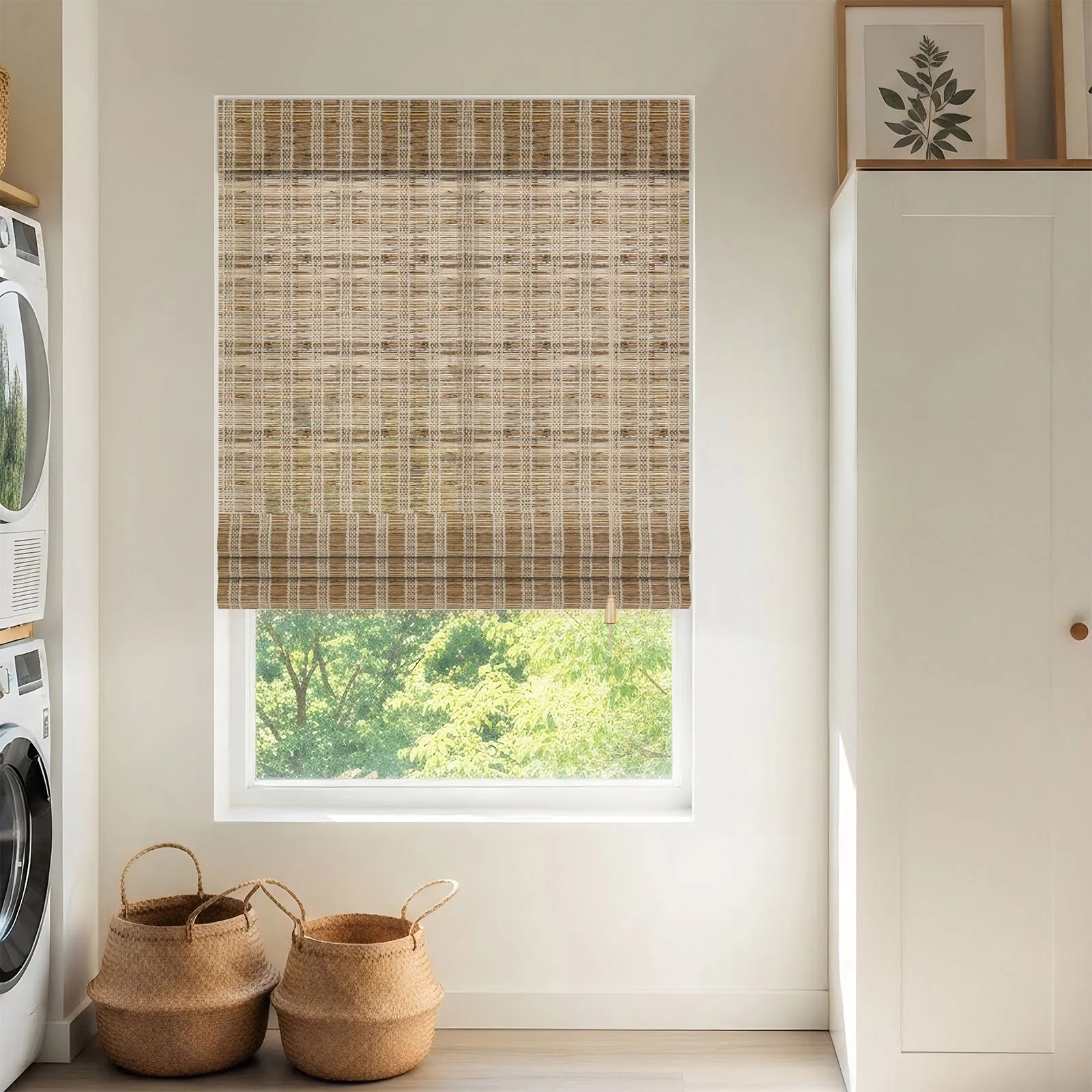 Corded TW Natural Ramie Woven Shade – Jute and Bamboo