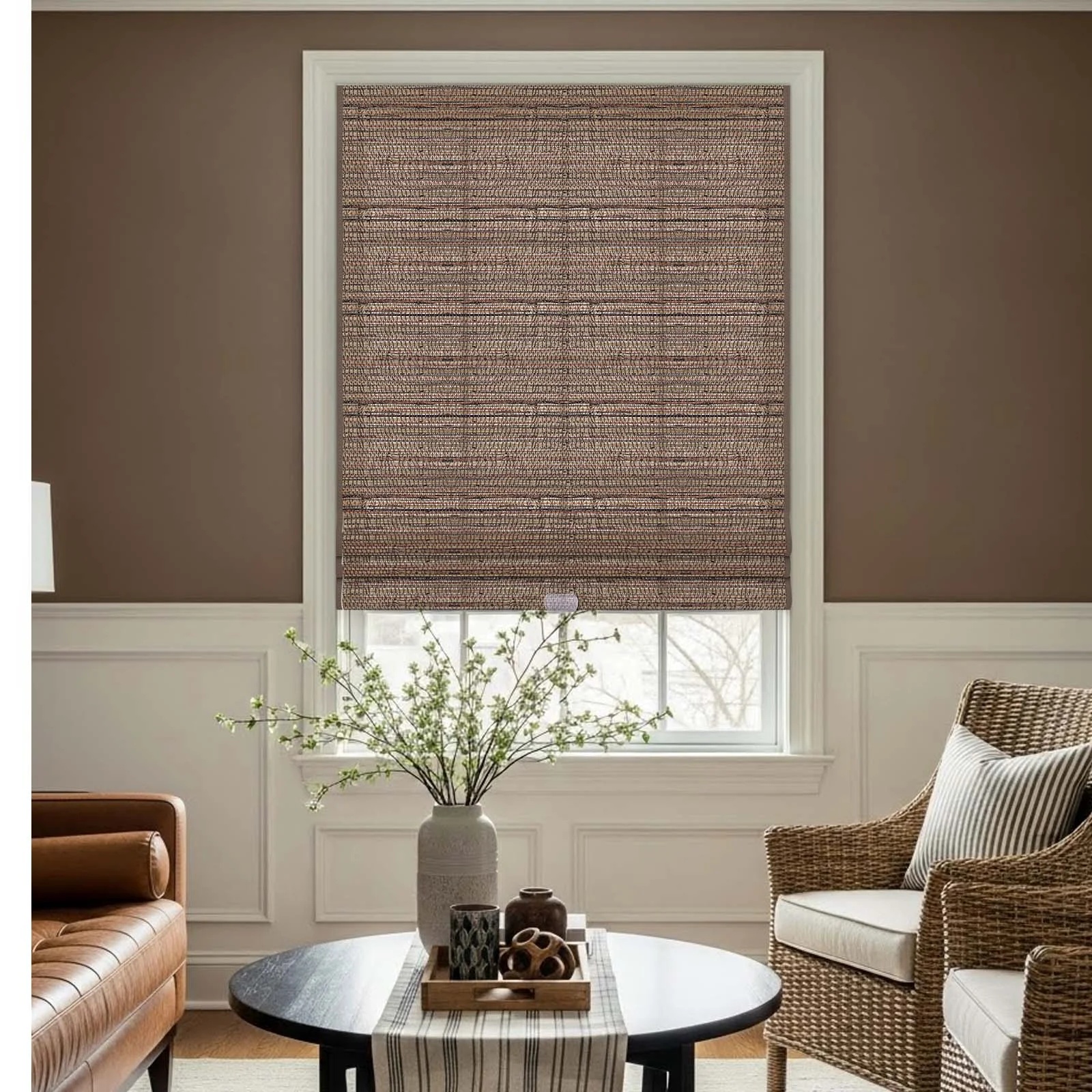 Lay Natural Woven Shade – Jute and Bamboo