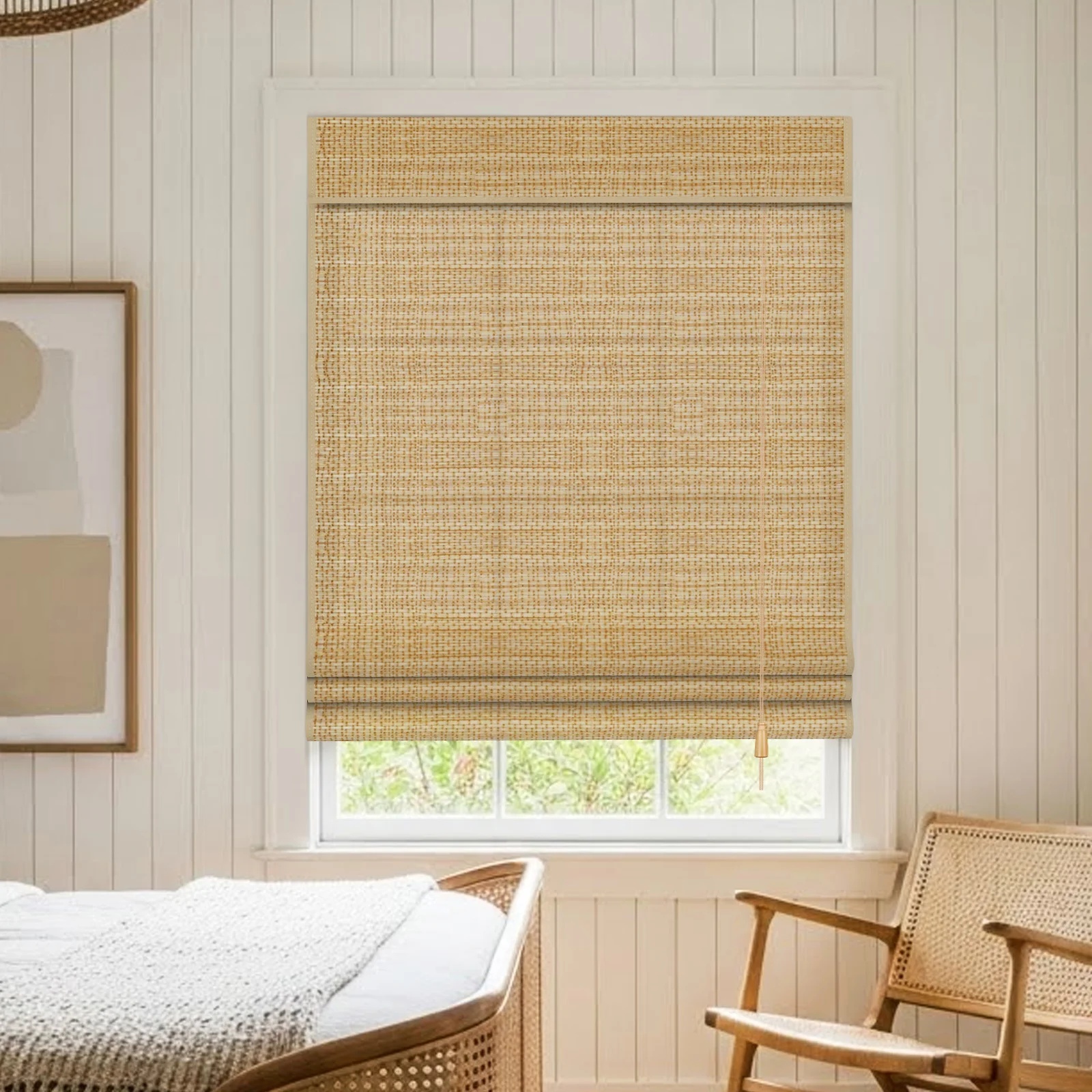 SYC Corded Natural Ramie Woven Shade