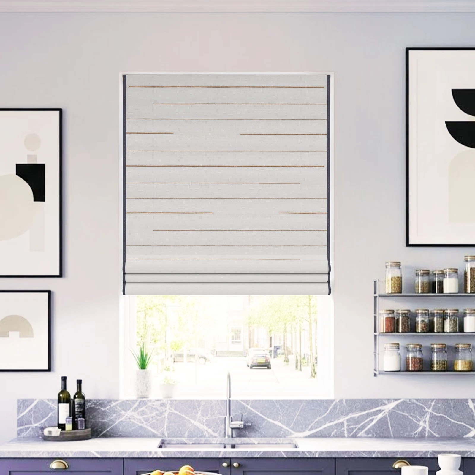 Natural Linen  Vanilla Woven Shade