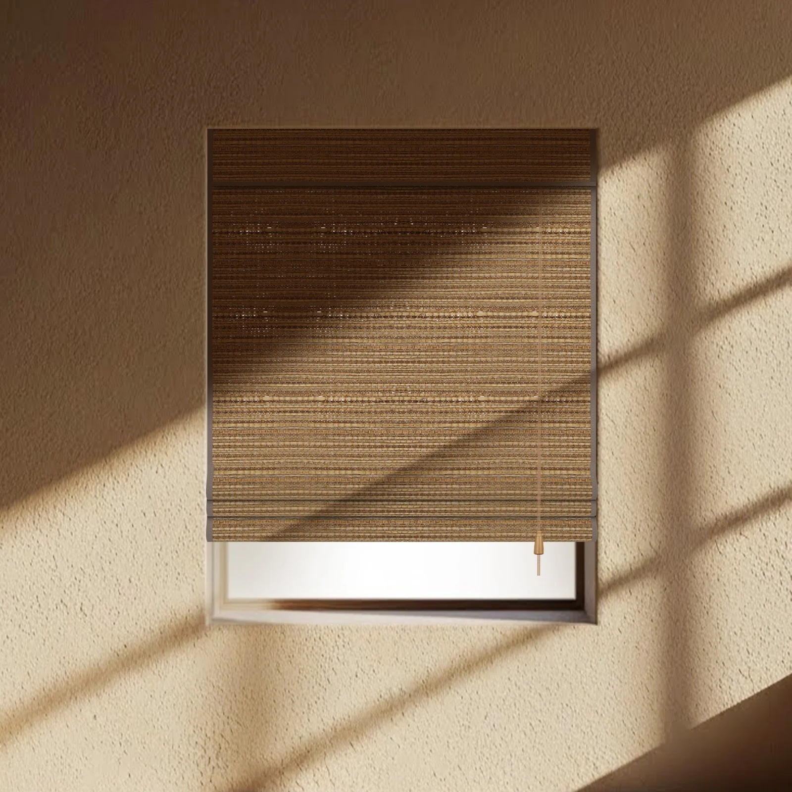 Corded Lay Natural Jute and Bamboo Woven Shade