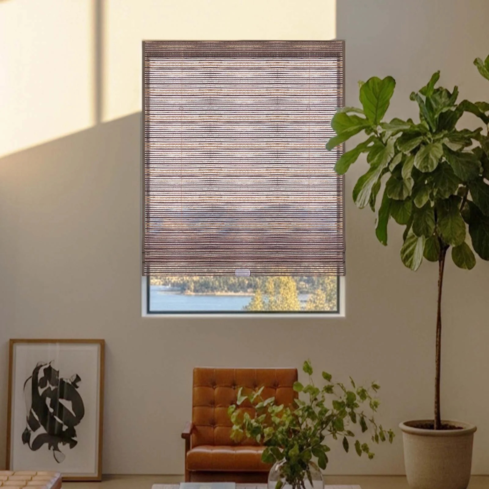 Jute Natural Woven Shade –  010 Nylon